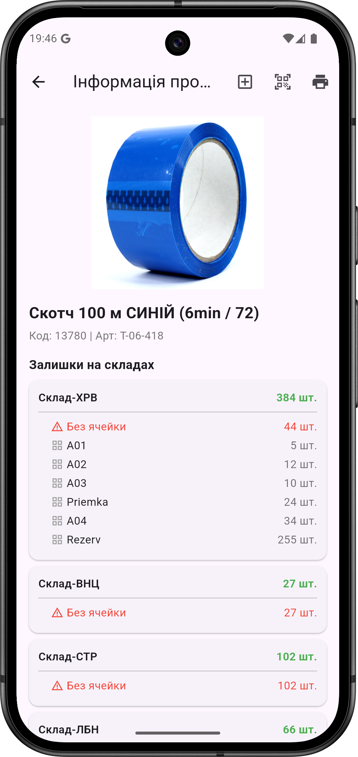 Картка товару